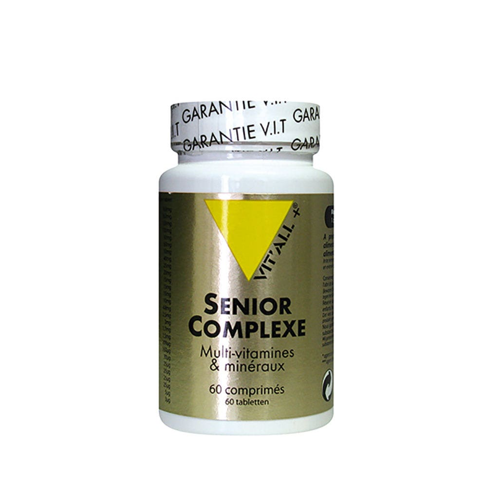 Vit'All+ Complejo senior multivitaminas y minerales 60 comprimidos