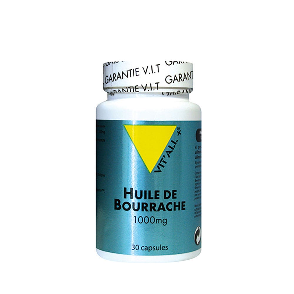 Huile De Bourrache 100mg 30 Capsules 100mg Vit'All+