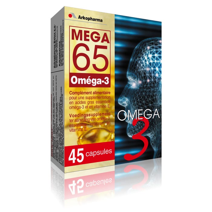 Arkopharma Mega 65 Omega 3 90 Capsules