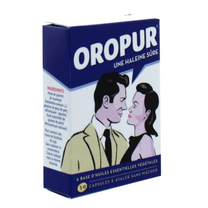 Oropur Haleine Sure 50 Capsules - Easypara
