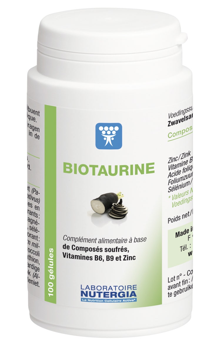 Nutergia Biotaurine Detoxination Cellulaire 100 Gelules