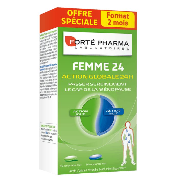 Forté Pharma Femme 24 Jour/nuit 112 Comprimes