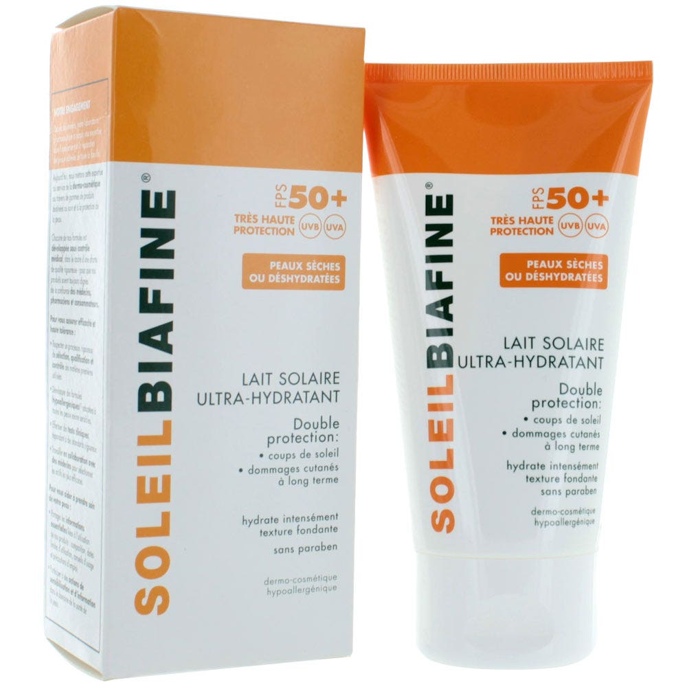 Cicabiafine Soleil Lait Solaire Ultra Hydratant Spf50+ 150ml