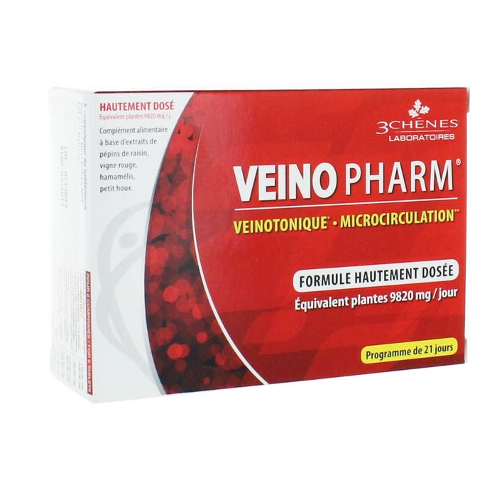 3 Chênes Veino Pharm Dosage Extra Fort 42 Comprimes