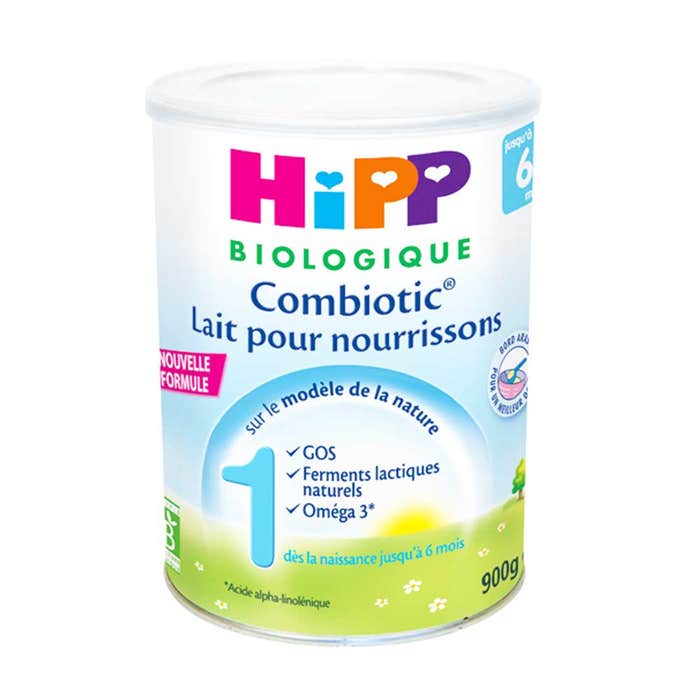 Lait Pour Nourrissons Bio Combiotic 1 De 0 A 6 Mois Biologique 900g Hipp