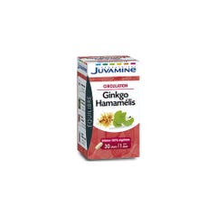 Juvamine Ginkgo Hamamelis Circulation 30 Gélules