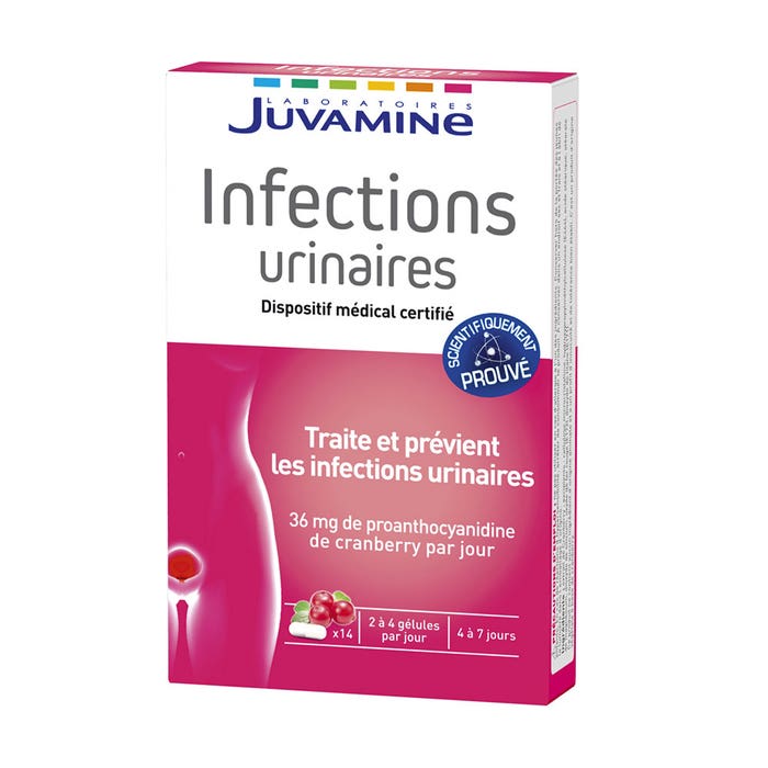 Juvamine Infections Urinaires 14 Gelules