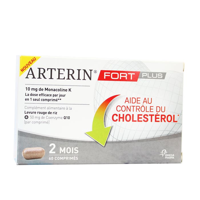 Arterin Fort Plus Coq10 60 Comprimes Omega Pharma