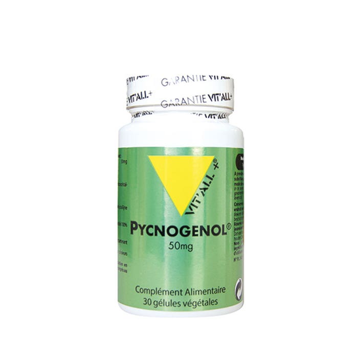 Pycnogenol 50mg 30 Gélules Vit'All+