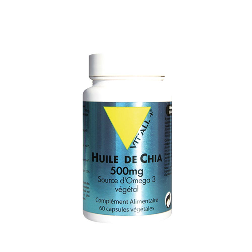 Huile De Chia 500mg 60 Capsules Vit'All+