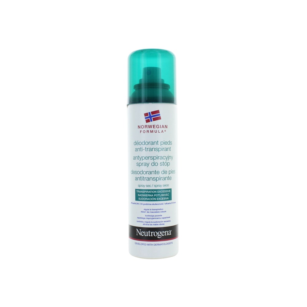 Neutrogena Deodorant Anti-transpirant Pieds Spray Sec 150ml