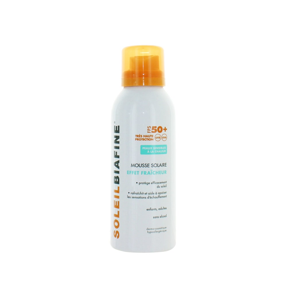 Cicabiafine Soleil Mousse Solaire Effet Fraicheur Spf50+ 150ml