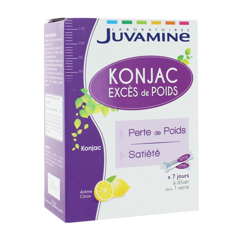 Juvamine Sos Exces De Poids Konjac 21 Sticks