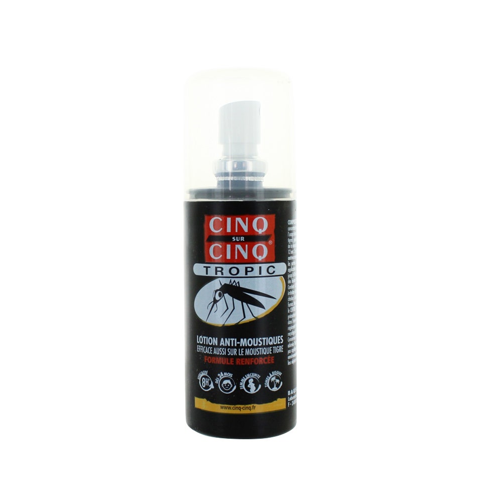 Cinq Sur Cinq Tropic Lotion Anti-moustiques 75ml