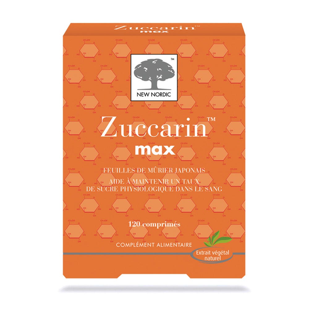 New Nordic Zuccarin Max 120 Comprimes
