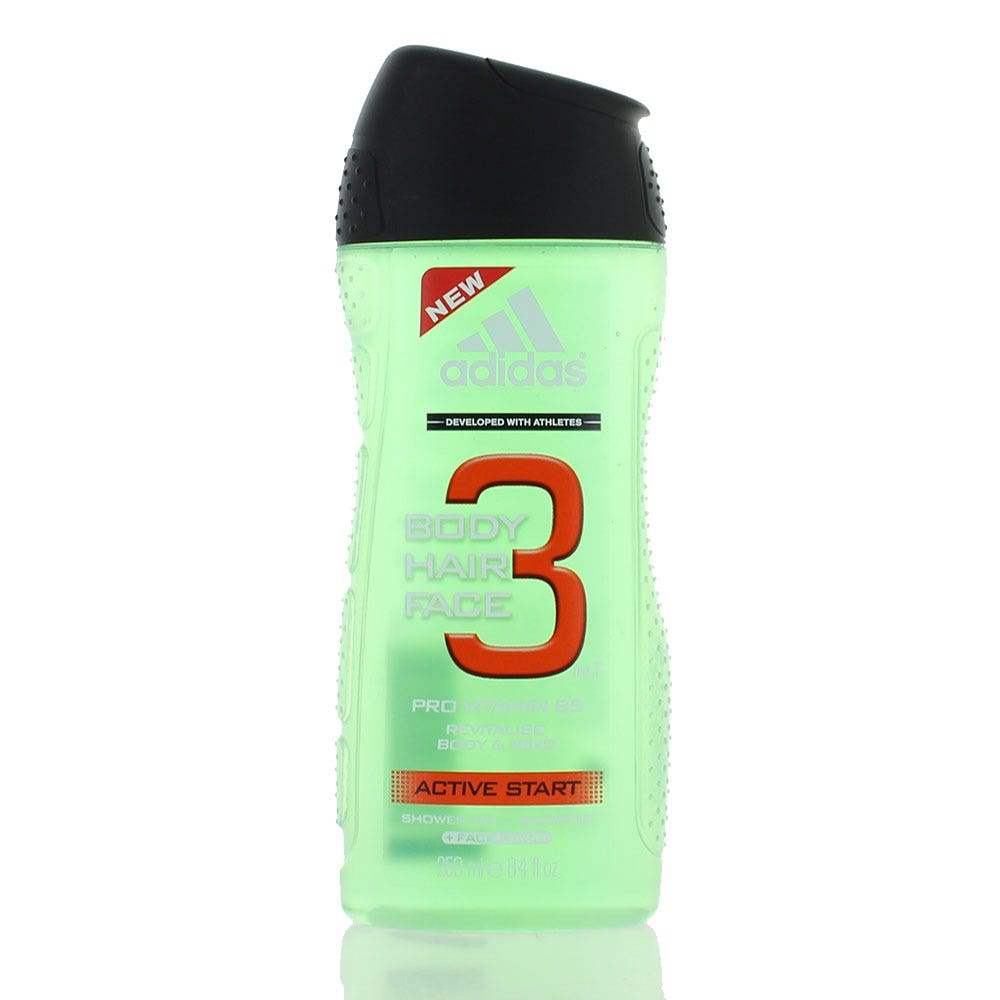Adidas Gel Douche 3 En 1 Pro Vitamine B5 Active Start 250ml
