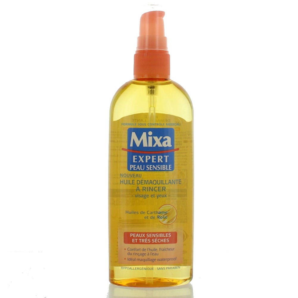 Mixa Huile Demaquillante A Rincer Peaux Sensibles Et Tres Seches 150ml