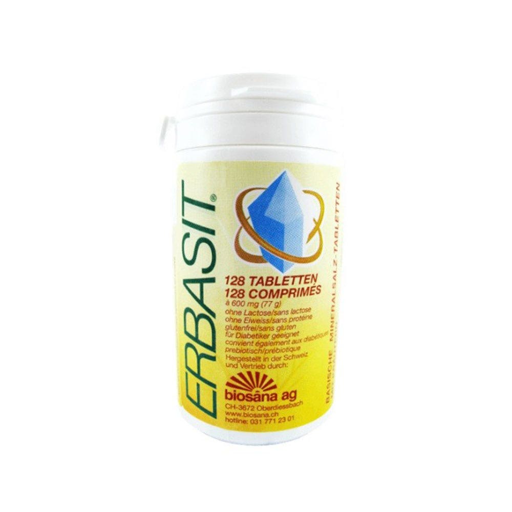 Biosana Erbasit Sans Lactose 128 Comprimes - Easypara