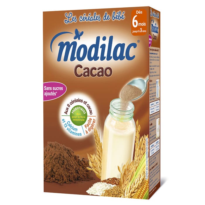 Modilac Cereales Cacao Des 6 Mois 300 g