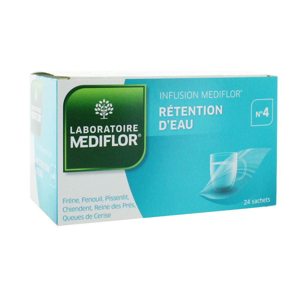 Mediflor Tisane 4 Retention D'eau 24 Sachets