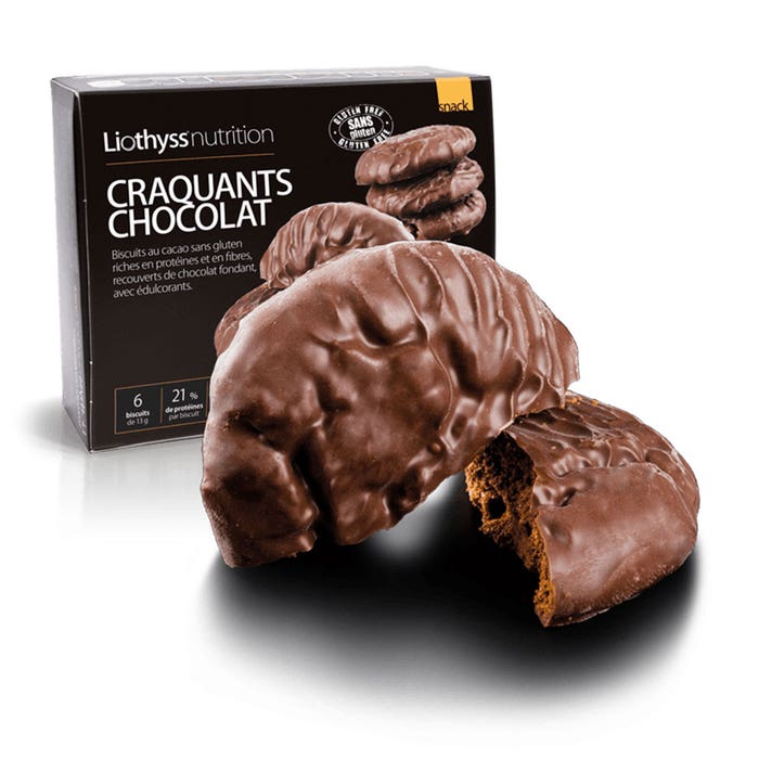 Liothyss Nutrition Snack Craquants Chocolat 6 Biscuits De 13g