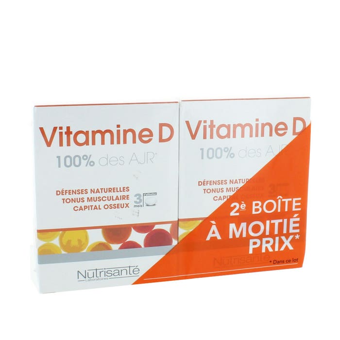 Vitamine D 2x90 Comprimes Vitavea Santé