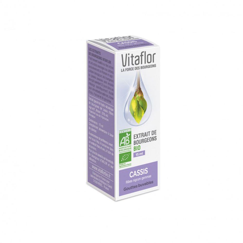 Vitaflor Extrait De Bourgeon De Cassis Bio 15ml