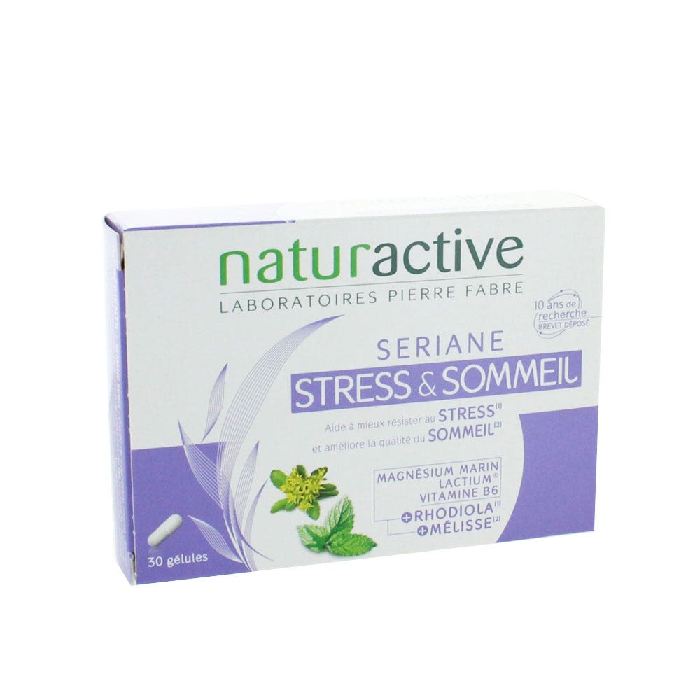 Naturactive Seriane Stress Et Sommeil 30 Gelules
