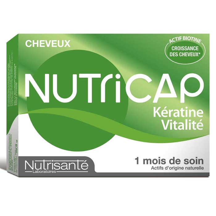 Nutrisante Nutricap Keratine Vitalite Cheveux 30 Capsules