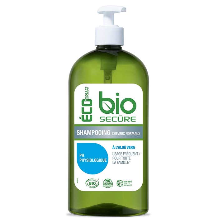 Bio Secure Shampooing Cheveux Normaux Aloe Vera Pour Toute La Famille 730ml