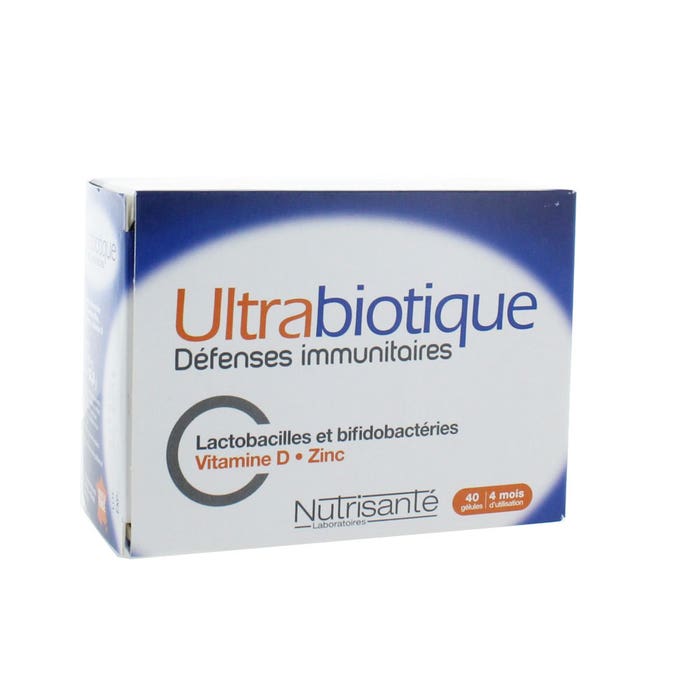 Nutrisante Ultrabiotique Defenses Immunitaires 40 Gelules