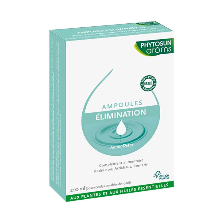 Phytosun Aroms Elimination 20 Ampoules Aromadetox Aroms