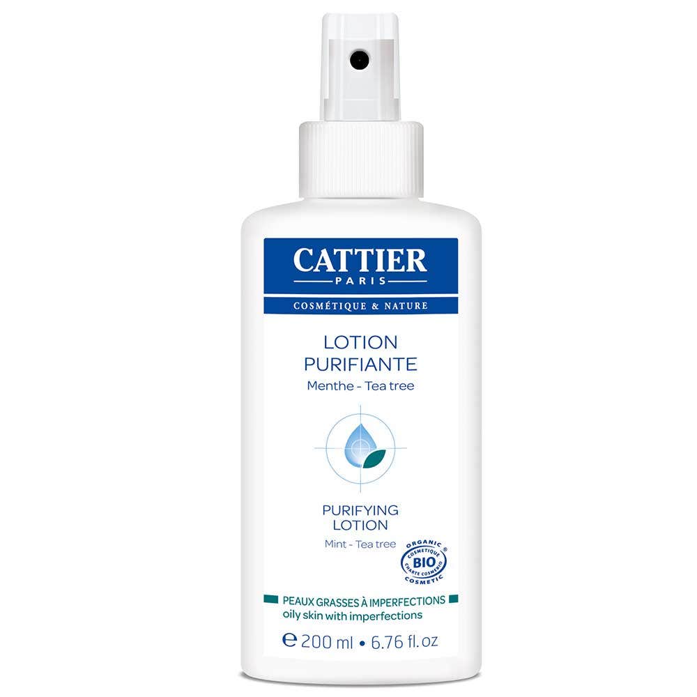Cattier Lotion Purifiante Peaux Grasses A Imperfection Bio 200ml
