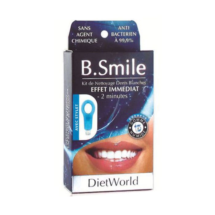 DIETWORLD B SMILE KIT NETTOYAGE DENTS BLANCHES