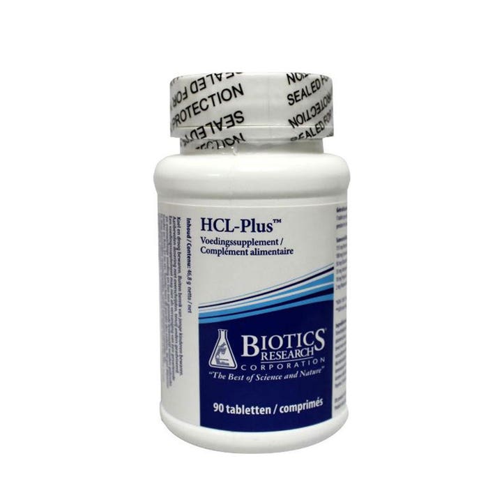 Biotics Research Hcl Plus 90 Comprimes