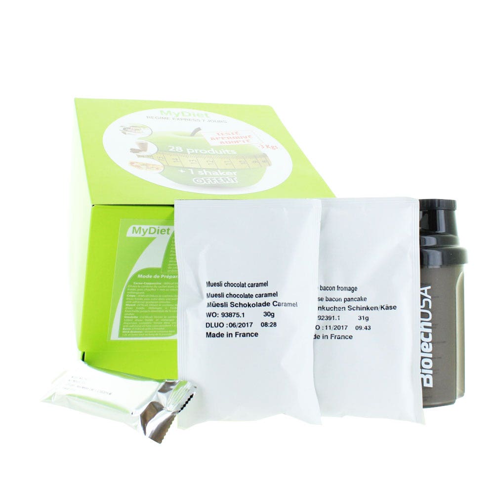 My Diet Regime Express 7 Jours - 28 Produits + Shaker Offert