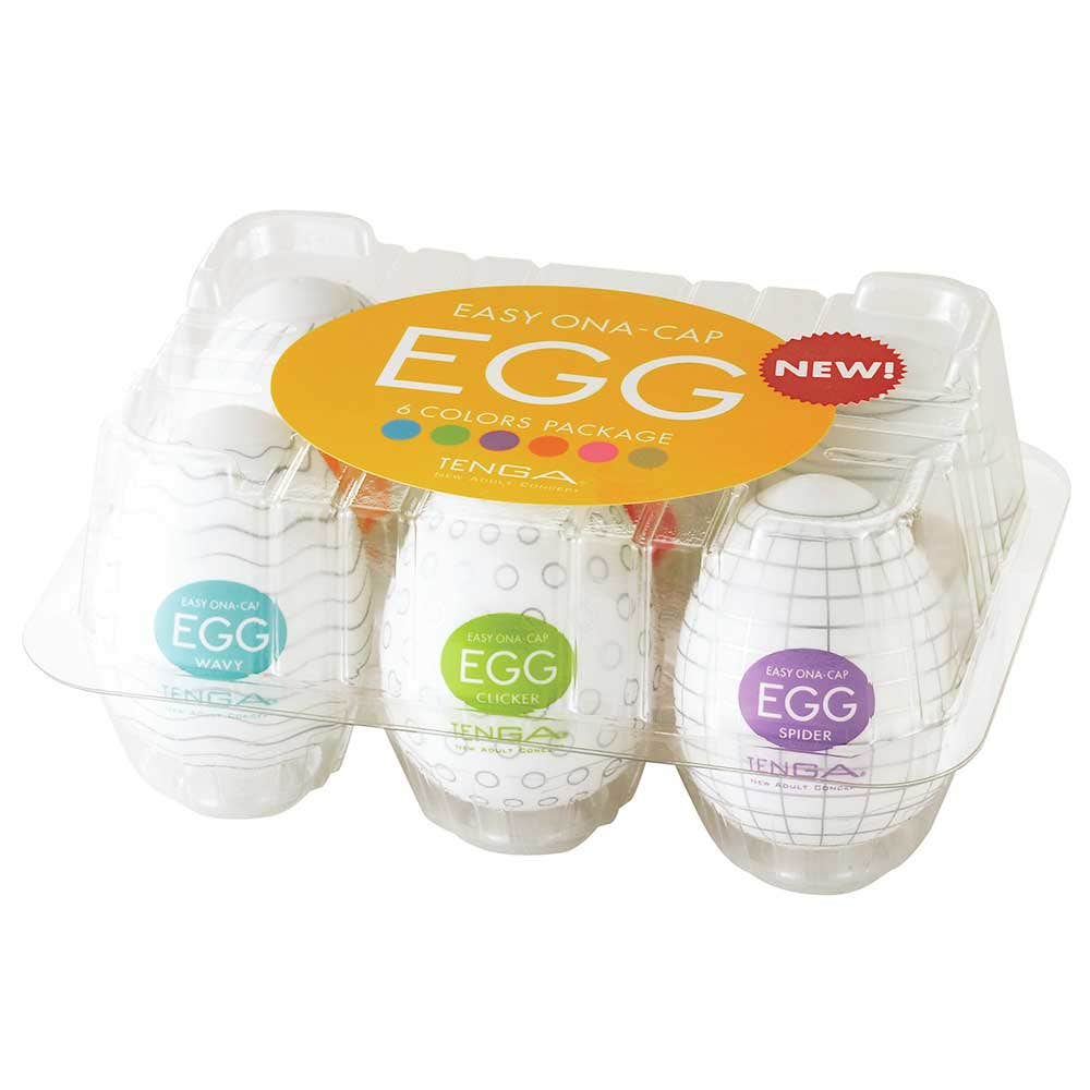 Tenga Egg Variety Oeufs Masturbateurs Masculins Jetables Boite De 6