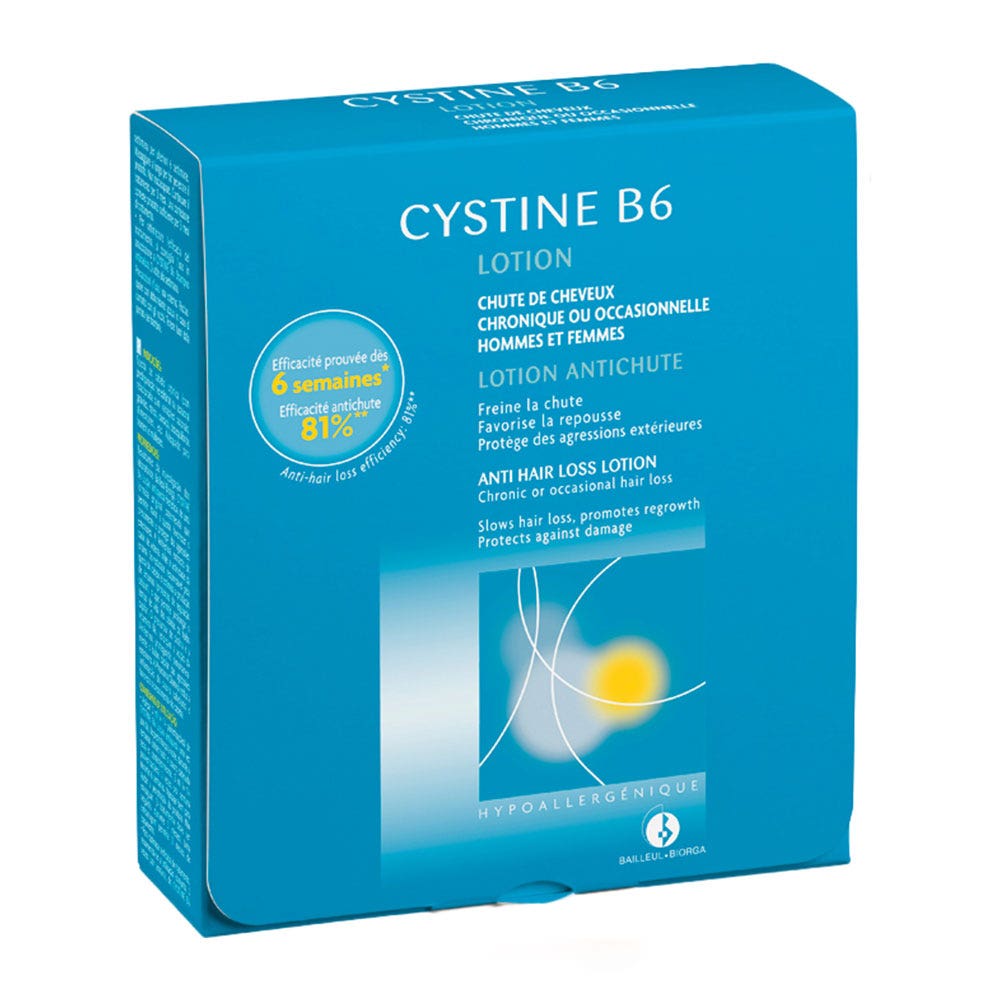 Biorga Bailleul Cystine B6 Lotion Anti-chute 2x60ml