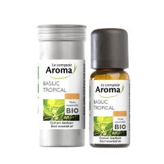 Le Comptoir Aroma Huile Essentielle De Basilic Tropical Bio 10ml