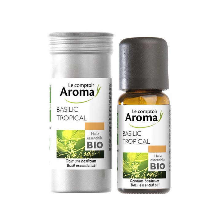 Huile Essentielle De Basilic Tropical Bio 10ml Le Comptoir Aroma