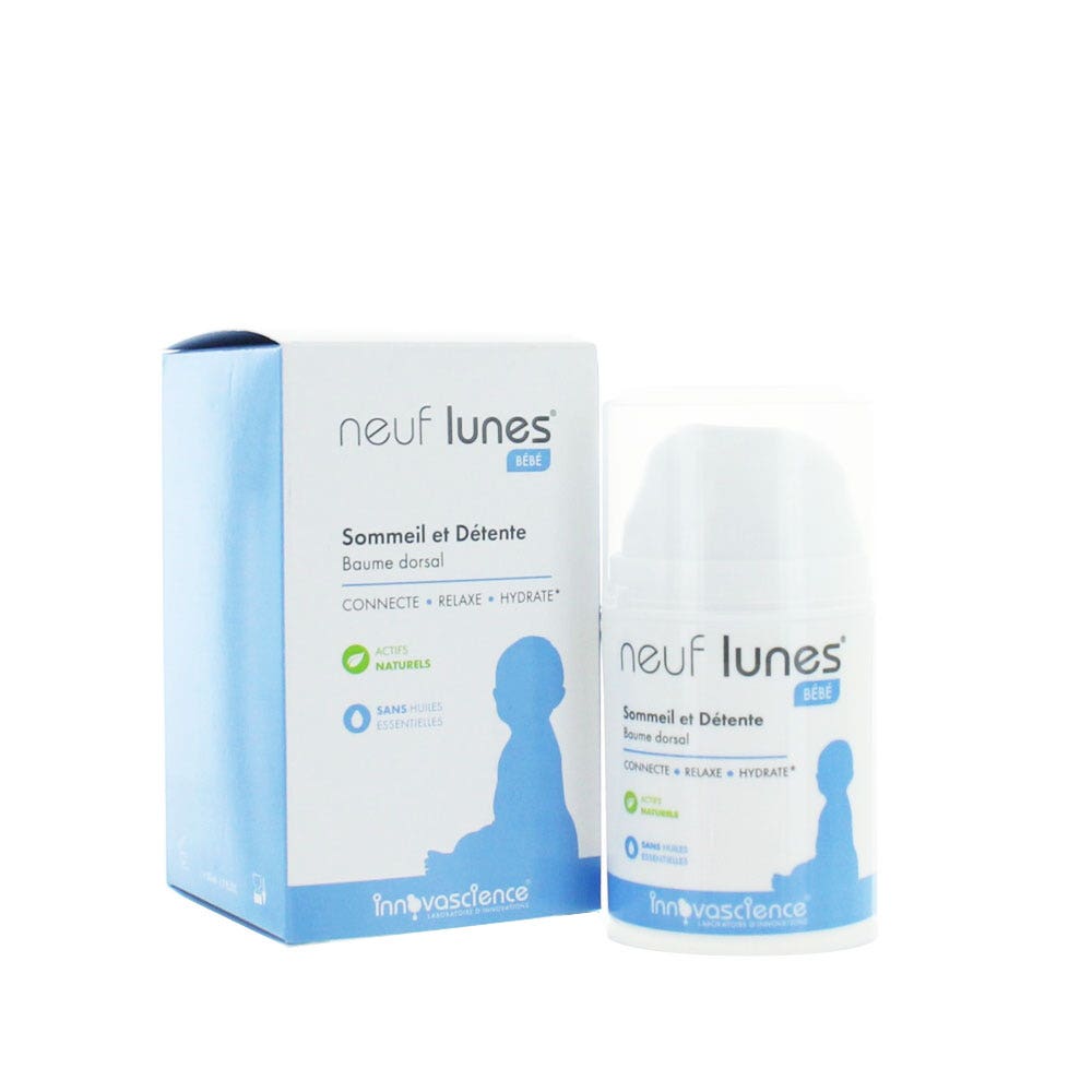 Neuf Lunes Bebe Sommeil Et Detente Baume Dorsal 50ml