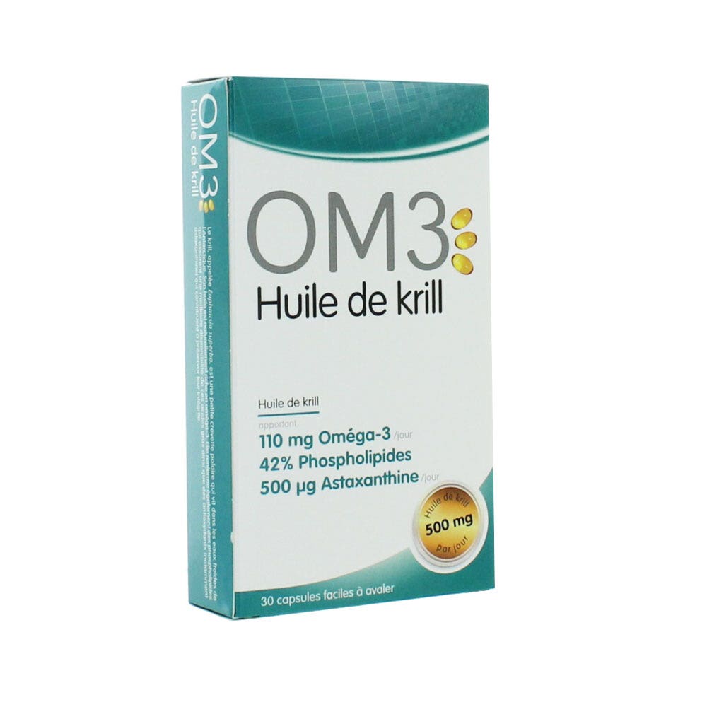 OM3 HUILE KRILL 500 MG 30 capsules