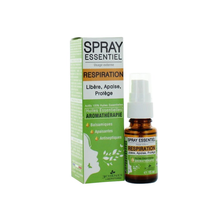 3 Chênes Spray Essentiel Respiration 15ml
