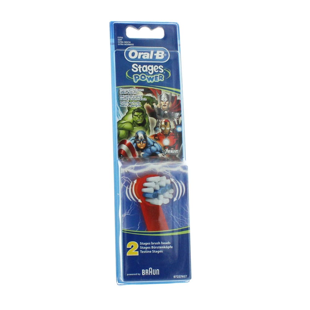 Oral-B Kids Brossettes 3 Ans Et Plus Avengers x2