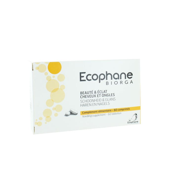 Biorga Ecophane Cheveux Et Ongles 60 Comprimes