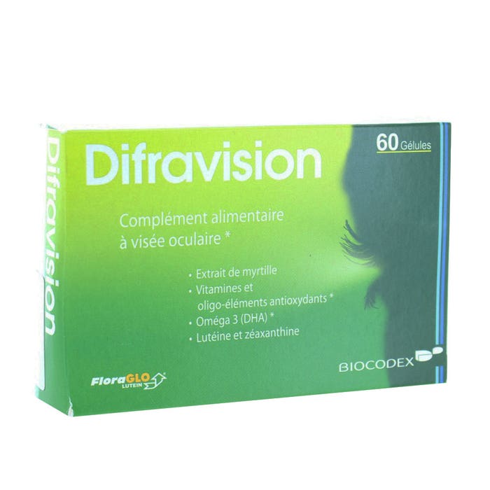Biocodex Difravision Visée oculaire 60 Gelules