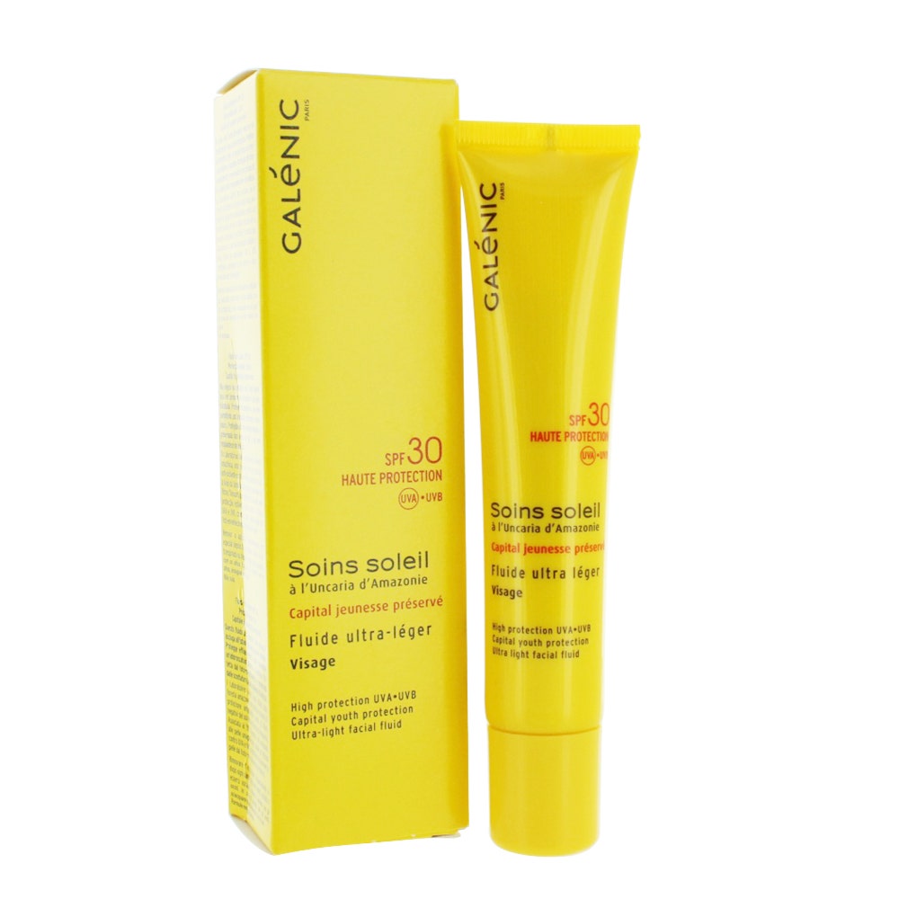 Galenic Soins Soleil Fluide Ultra-leger Visage Spf30 40ml