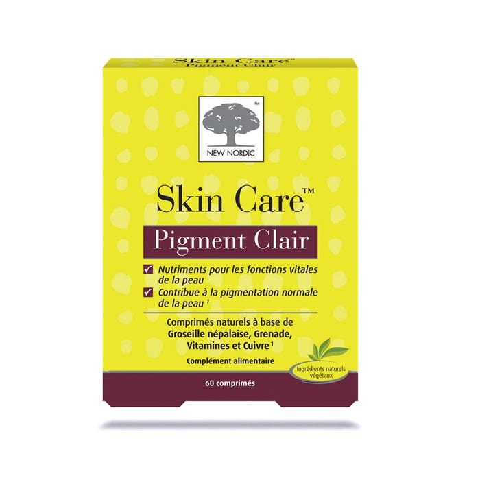 Skin Care Pigment Clair 60 Comprimes New Nordic