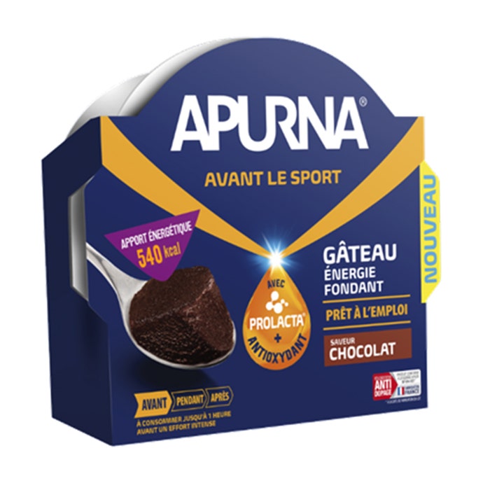 Gateau Energie Saveur Chocolat Avant Le Sport 250g Apurna