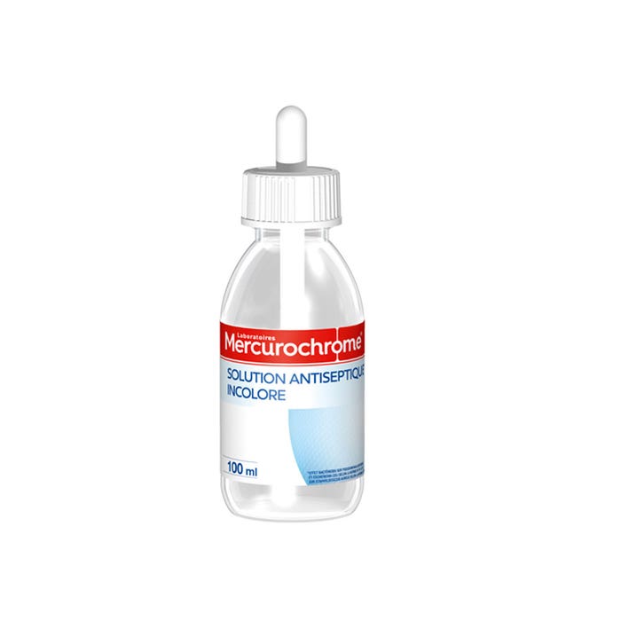 Solution Antiseptique Incolore 100ml Mercurochrome